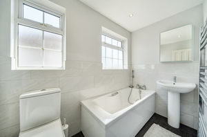 First floor bathroom- click for photo gallery